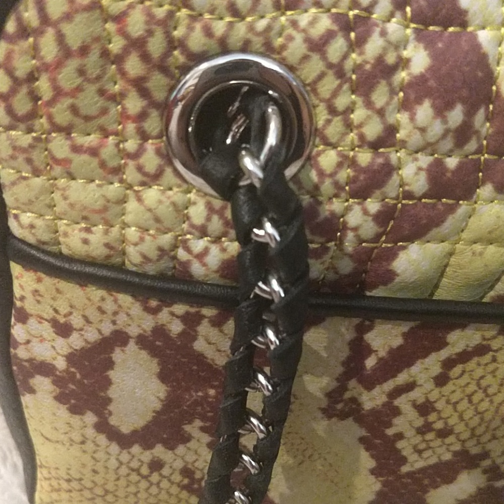 AIMEE KESTENBERG BLACK PEBBLE LEATHER/SNAKESKIN - Picture 3 of 8